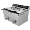 Dvojitá fritéza - 12+12 litrov