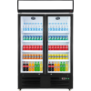 Getränkekühlschrank – 805 Liter – 2 Glastüren – weiß