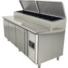 Preparatory refrigerated table 560 l – 2.02 x 0.80 m – with 3 doors