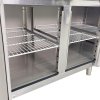 Vorbereitungskühltisch 560 l – 2,02 x 0,80 m – mit 3 Türen