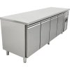 Refrigerated table with 4 doors
