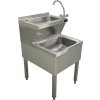 Stainless steel sink with sink