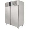 Refrigerator - 1.48 x 0.83 m - with 2 stainless steel doors