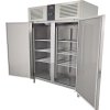 Refrigerator - 1.48 x 0.83 m - with 2 stainless steel doors