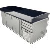 Pizza cooling table - 2015 x 800 mm - with black top