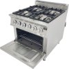 Gas stove - with 4 burners & electric oven