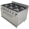 6 burner gas stove + electric oven