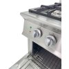 6 burner gas stove + electric oven