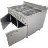 Elektroherd 6x quadratische Kochplatten