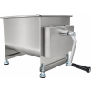 Mélangeur à viande – 30 l - 25 kg  – double – manuel