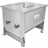 Mélangeur à viande - 20 l  -  16 kg - double - manuel