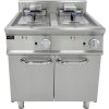Electric fryer 2×28 l with cabinet (double)