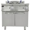 Electric fryer 2×28 l with cabinet (double)