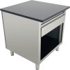 Cash register with granite top - black granite
