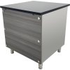 Cash register with granite top - black granite