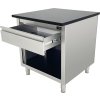 Cash register with granite top - black granite
