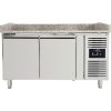 Pizza cooling table - with 2 doors