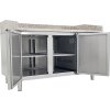 Pizza cooling table - with 2 doors