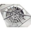 Cuisinière à gaz RB – 2 zones de cuisson / 4 brûleurs, 48 kW