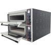 Electric pizza oven – double-deck, 14.4 kW, 2 × 4 × Ø 32 cm pizza