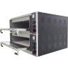 Electric pizza oven – two-tier, 13.8 kW, for 4+4 pizzas Ø 32 cm