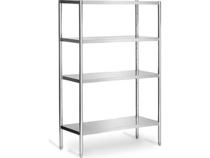 Regál z nerezové oceli - 1200 x 500 x 1800 mm