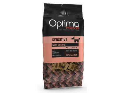 0024829 optimanova functional snack sensitive salmon 150 g