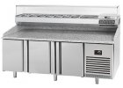 Pizza refrigerated tables Premium PLUS 700 with stainless steel refrigerated showcase