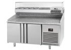 Pizza refrigerated tables Premium PLUS with glass refrigerated showcase