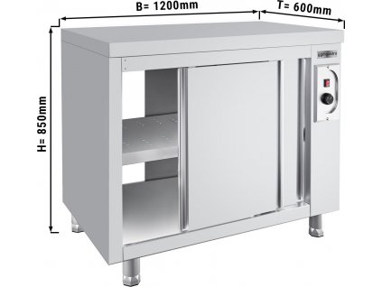 Ohřevná skříň ECO - 1,2 m- průchozí