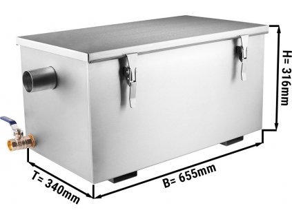 Odlučovač tuku - 20L | Odlučovač oleje | Odlučovač tuku | Odlučovač | Gastronomie