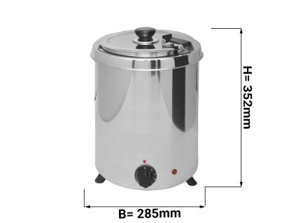 Ohřívač polévek - 5,7L - nerezová ocel