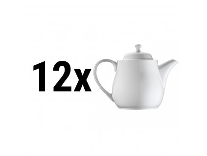 (12 kusů) MIX & MATCH - Konvice na čaj - 350 ml - Bílá