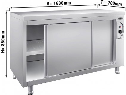 Ohřevná skříň  PREMIUM - 1,6 m