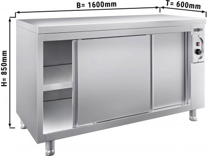 Ohřevná skříň  PREMIUM - 1,6 m