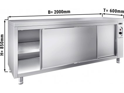 Ohřevná skříň  PREMIUM - 2,0 m