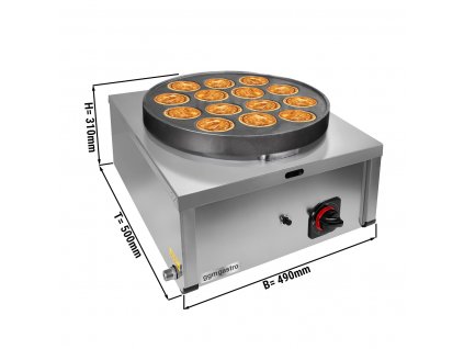 Gas Crepes Maker - Shape: 14 pans