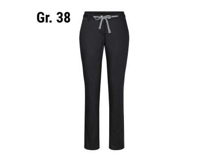 KARLOWSKY | Ladies Chino Pants Modern Stretch - Black - Size: 38