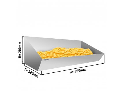 Nerezová vana na hranolky - 800x300mm