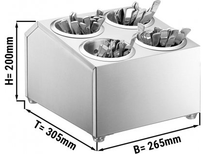 Cutlery quiver - for 4 cutlery holders