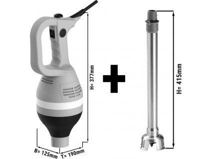 Tyčový mixér - 430 wattů - až 100 litrů - včetně mixéru - 350 mm