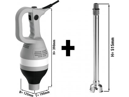 Tyčový mixér vč. tyče 450mm - 750 W - 1 rychlost