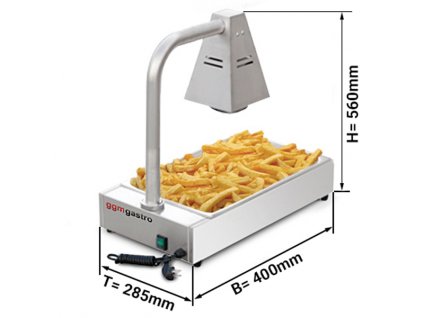 Ohřívač pokrmů PREMIUM GN1/2 - s 1 ohřívací lampou