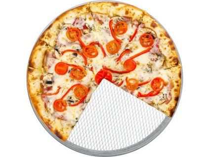Pizza síto - Hliník - Perforované - Ø 250 mm