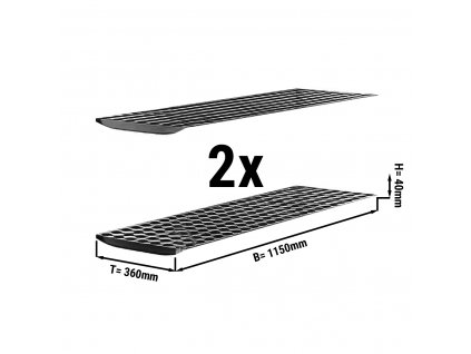 (2 pieces) Shelf support - 1.15 m