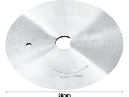 Kulatý řezací nůž - Ø 80 mm - hladký - pro kráječ kebabu DSA80S