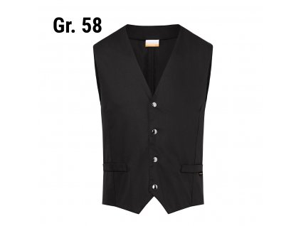 KARLOWSKY | Men's vest Kai - Black - Size: 58