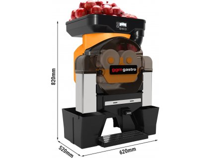 Electric Fruit Juicer - Orange - Push & Juice button - Manual fruit feed