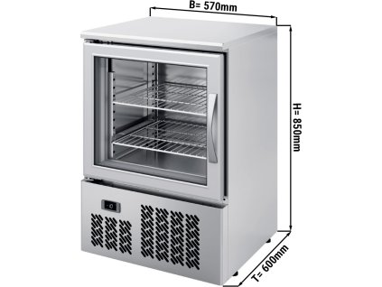 Mini mrazák 95L - s 1 skleněnými dveřmi