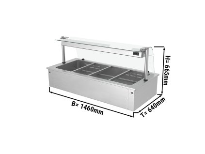 Instalace Bainmarie - 1,5 m - řada C